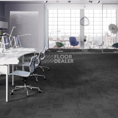 Forbo Tessera Inline 872 Onyx фото 2 | FLOORDEALER